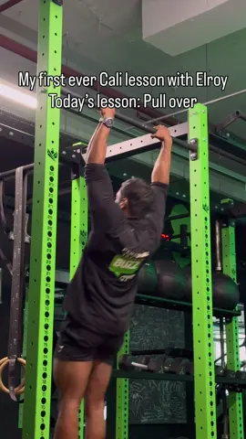 1st Cali Lesson with Elroy today  #calisthenics #gym #Fitness #pullups #fyp 