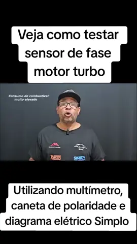 Veja como testar sensor de fase do motor turbo.  Vamos utilizar diagrama elétrico Simplo, caneta de polaridade e multímetro.  #injecaoeletronica #multimetro #sensores #sensordefase #simplo @Simplo @Mecânica Avançada @Laerte Rabelo 
