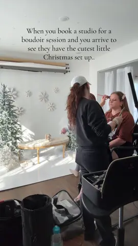 Should I offer Christmas mini sessions this year? 🤔🫣 It’s sooo beautiful and would love to work with a few clients with this setup sometime before Christmas 🎄 #photoshoot #fypシ #tennessee #nashville #christmas 