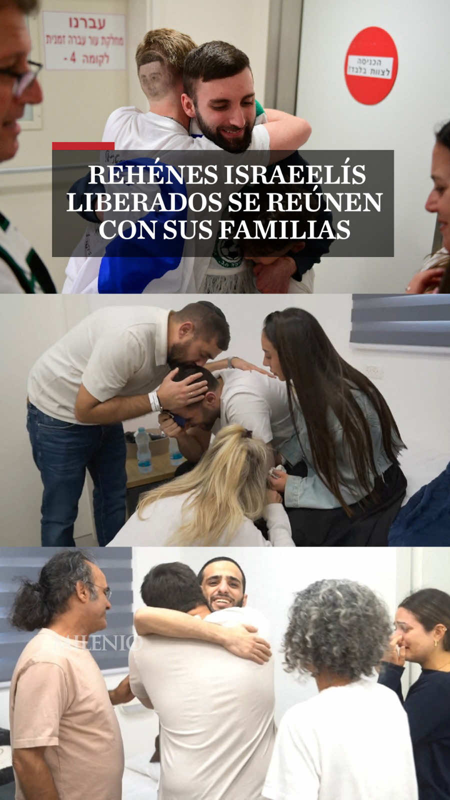 🔴🫂🇮🇱 El ejército de Israel y familiares publicaron este lunes 13 de octubre videos conmovedores que muestran el momento en que los rehenes liberados se reencontraron con sus seres queridos, tras más de dos años retenidos por Hamas en Gaza. Las imágenes captaron lágrimas, abrazos y gritos de alegría en todo el país. Entre los 20 rehenes vivos liberados se encuentran Guy Gilboa Dalal, Yosef-Chaim Ohana, Eitan-Abraham Mor y Matan Angrest, como parte del acuerdo negociado por Estados Unidos para poner fin a la guerra en el territorio costero. A cambio, Israel liberó a mil 950 prisioneros y detenidos palestinos, mientras que otros 28 rehenes, incluidos 26 fallecidos, serán entregados más adelante. Uno de los momentos más emotivos fue el reencuentro de Matan Zangauker con su madre, Einav, tras 738 días de cautiverio. Figura clave del foro de familias de rehenes, Einav lo abrazó entre lágrimas y le recordó que su prometida, la exrehén Ilana Gritzewsky, lo esperaba en casa. El ejército israelí confirmó que todos los rehenes con vida fueron trasladados por la Cruz Roja desde Gaza, desatando vítores y aplausos entre miles de personas reunidas en la Plaza de los Rehenes de Tel Aviv.  #Gaza #Israel #AltoElFuego #Hamas #Rehenes  