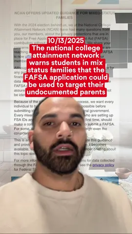 Alert: Mixed-Status Families Face New Risks Under Trump-Era Policies 🇺🇸📢 #FAFSA #college #education #immigration #migrantfamilies #fyp #viralvideo #breakingnews #immigrant #cmoedy #fasfa #greenscreen #latinxcreatives #humor #foryou