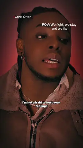 We fight, we stay and we fix. That’s what relationship should be about 👌🏽#chrisortonfanpage 