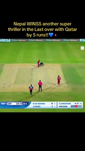 Nepal WINSS another super thriller in the Last over with Qatar by 5 runs!!#nepalvsQatar #icct20worldcupqualifiers #cricketingrhinos #nepalicricket #NEPAL 