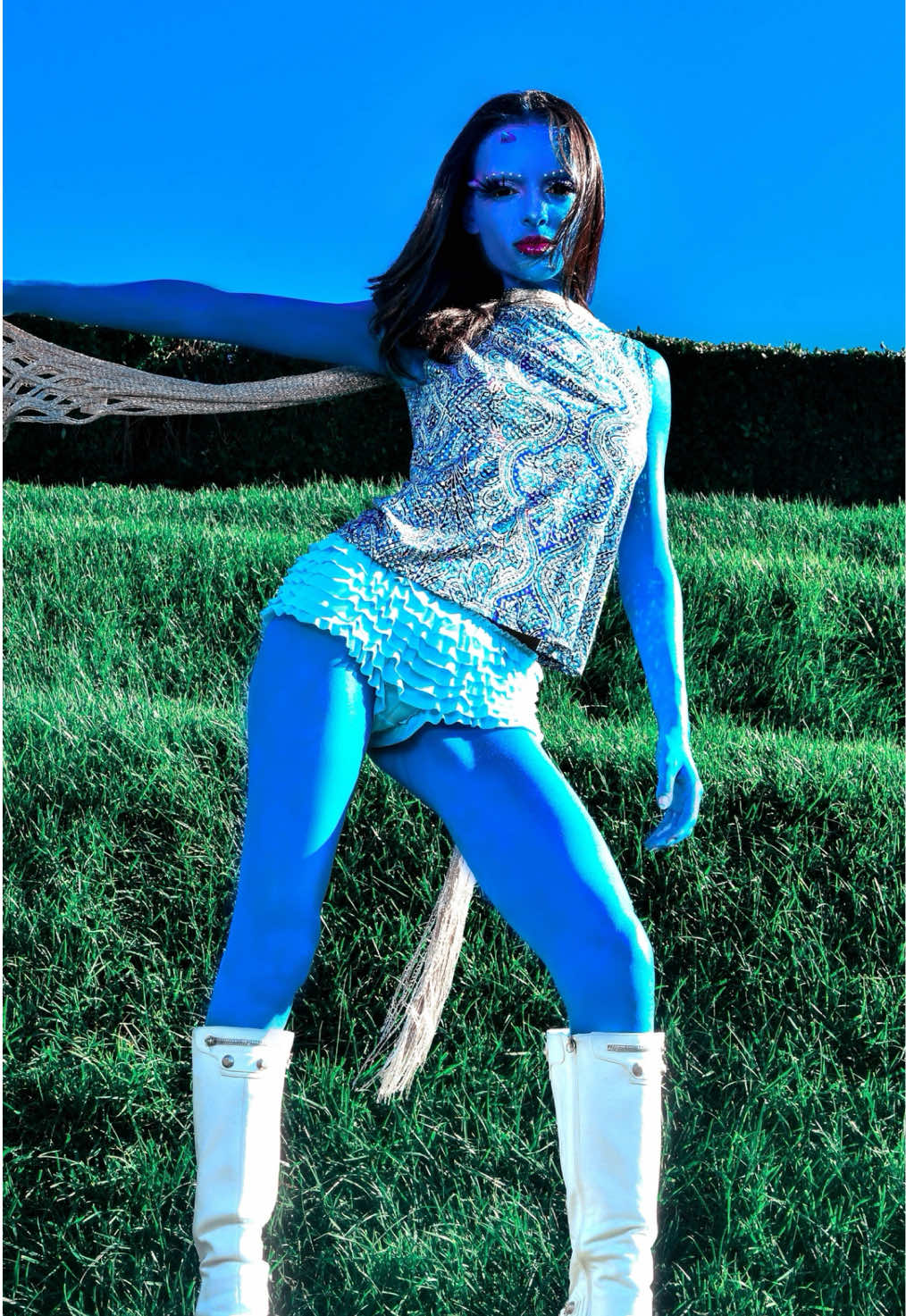 finally got to bring this concept to life for Halloween 💄: @Amaya Nicole 📸: @ian 🥷🏾 