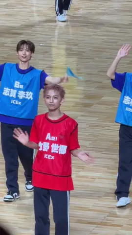 せなりく準備体操💜💙 #EBiDAN大運動会 #EBiDAN #ICEx #志賀李玖 #竹野世梛 @ICEx OFFICIAL @シュガー @竹野世梛 