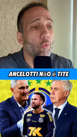 Ancelotti não é Tite  #neymar #selecaobrasileira  #copadomundo #ancelotti 