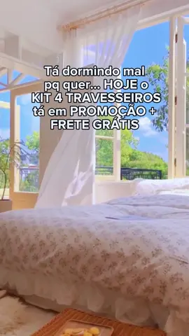 🛏 Kit Travesseiros Plumas de Ganso. #travesseiro #tiktokshop #bemestar #sono #dormir 