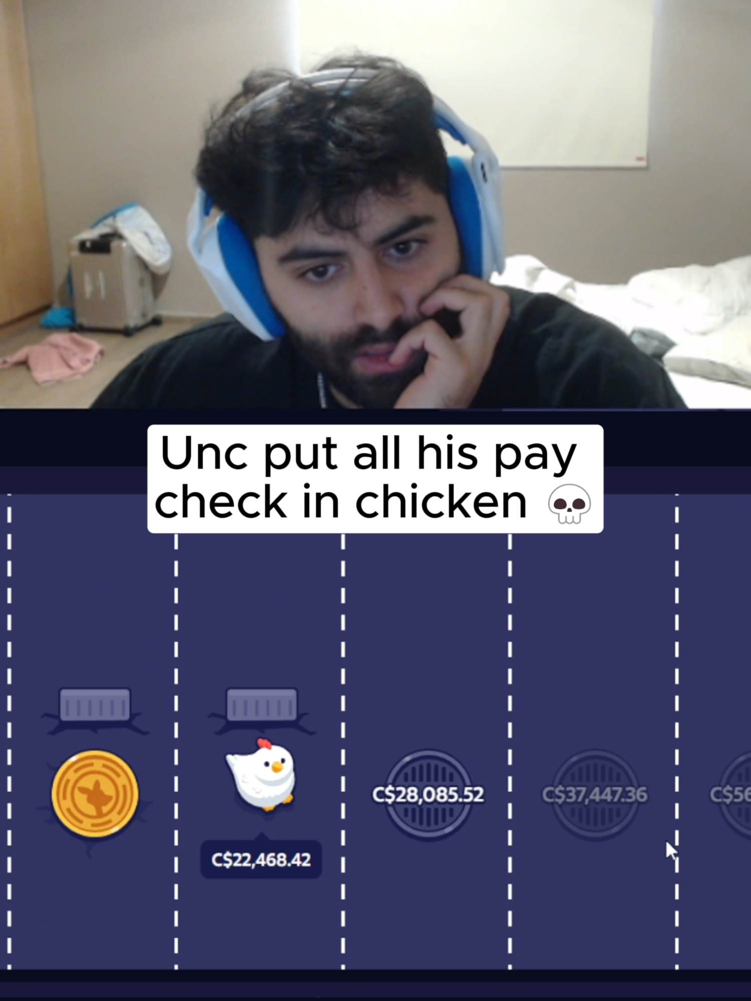 Unc put all his pay check in chicken 💀#fyp #foryou #viral #clips #streamer