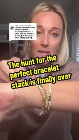 Replying to @Ann When you see the price, you’ll swear it’s a mistake — the quality is that good. Chic, timeless, and feels way more expensive than it is. #BraceletStack #AffordableFinds #HighQualityStyle #JewelryAddict affordable bracelet stack, high quality jewelry, gold bracelet set 