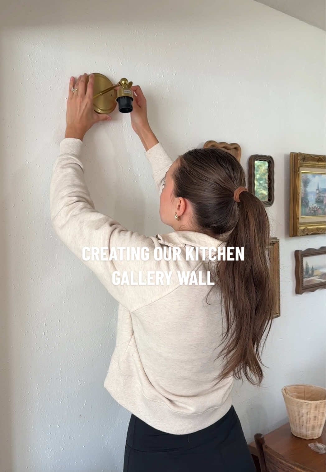 Already makes our space feel SO cozy🥹🍂 #enjoyingourmortgage #firsttimehomeowner #cozyhomedecor #gallerywall #kitchendecor @Kirkland’s Home @Amazon Home @TJ Maxx @Hobby Lobby 