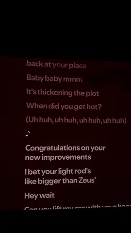 🫦🫦🫦#sabrinacarpenter #whendidyougethot #fyp #lyric #recomendation 