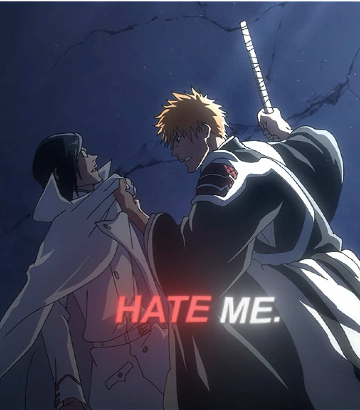 so yeah basically #bleach #bleachanime #uryuishida #ichigokurosaki #anime 