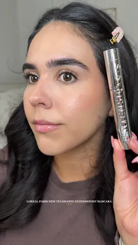 The new Telescopic Extensionist Mascara by @L’Oréal Paris @loréal paris usa ✨✨  #mascarareview #viralmakeup #giftedbylorealparis #lorealextensionist #fyp 