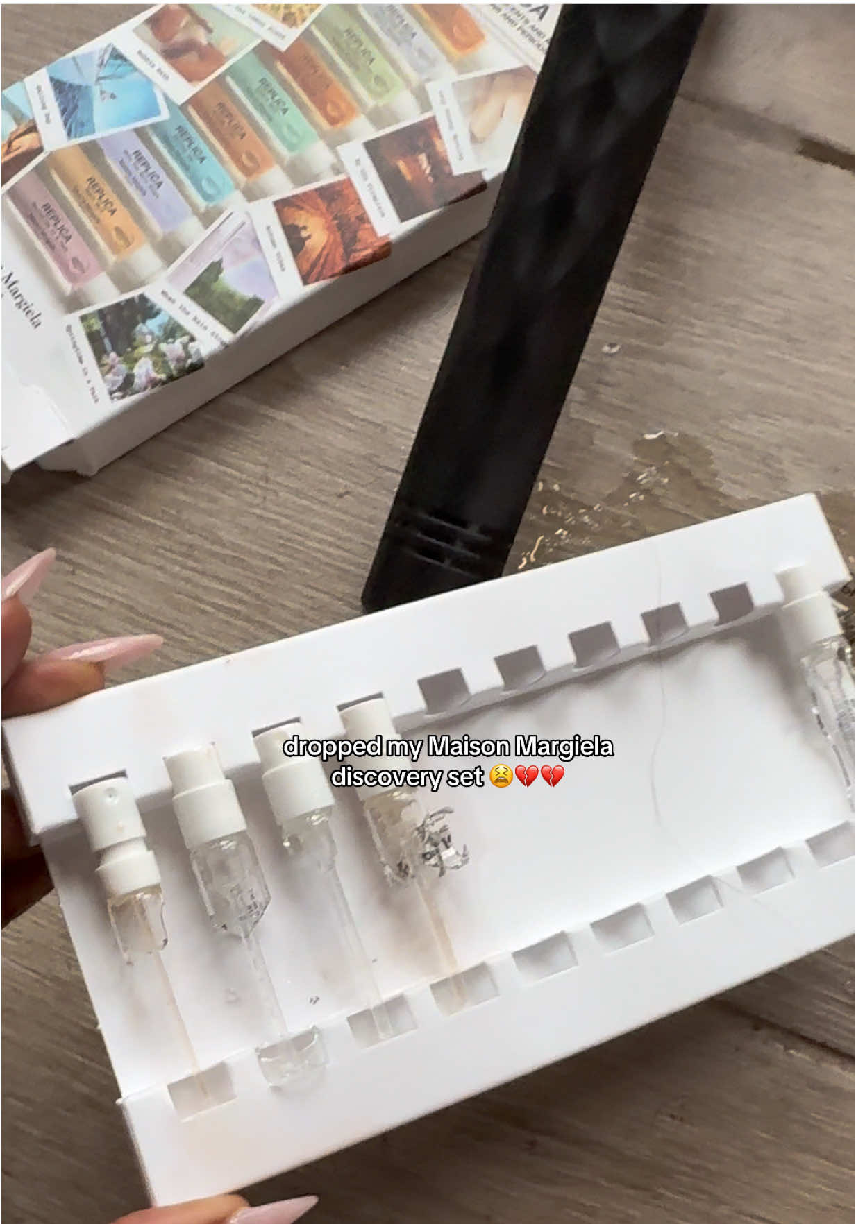 😭 not my babies 💔 @maisonmargielafragrances  #MaisonMargielaFragrances 