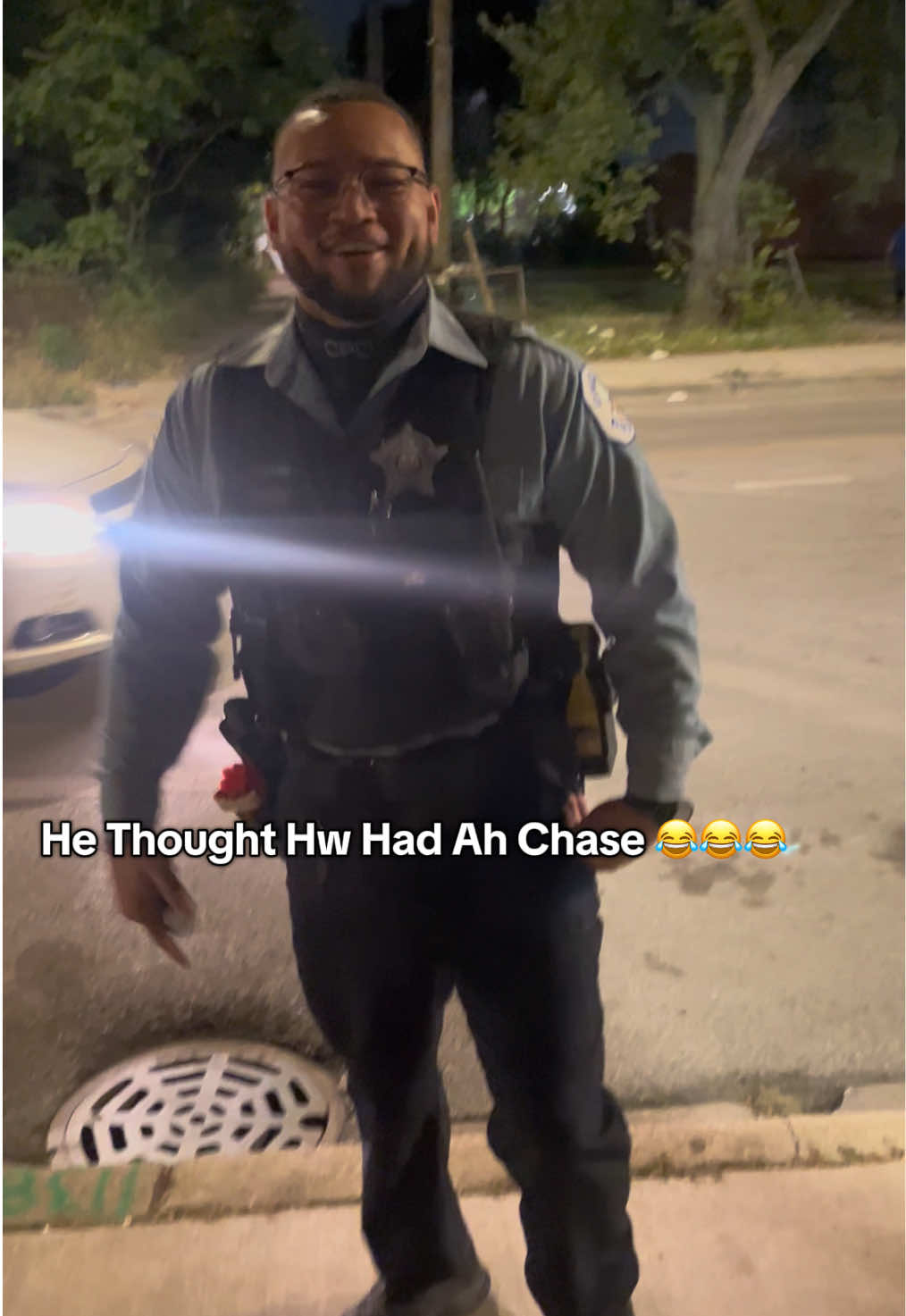 HE THOUGHT HE HAD AH CHASE HE SALTY ASL 😂😂😂 #viral #fyp #police #trending #share @Hothead🔥🥷🏽 