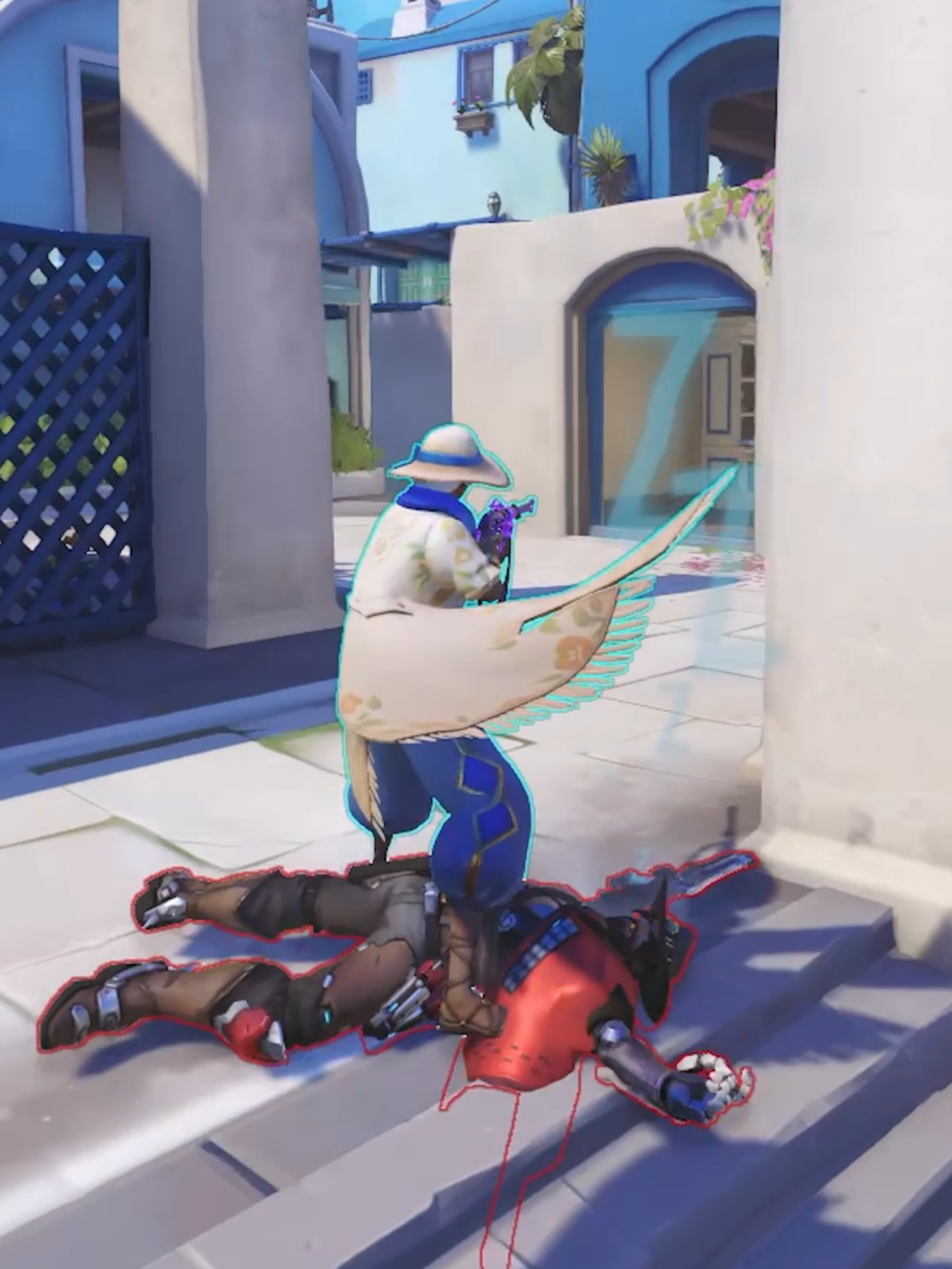 Ana can now Ride Slept Enemies #overwatch #overwatch2