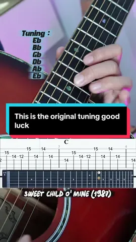 This is the original tuning good luck