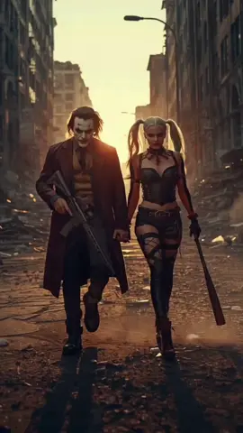 Joker and Harley Quinn in the square #viral #shorts #trend 