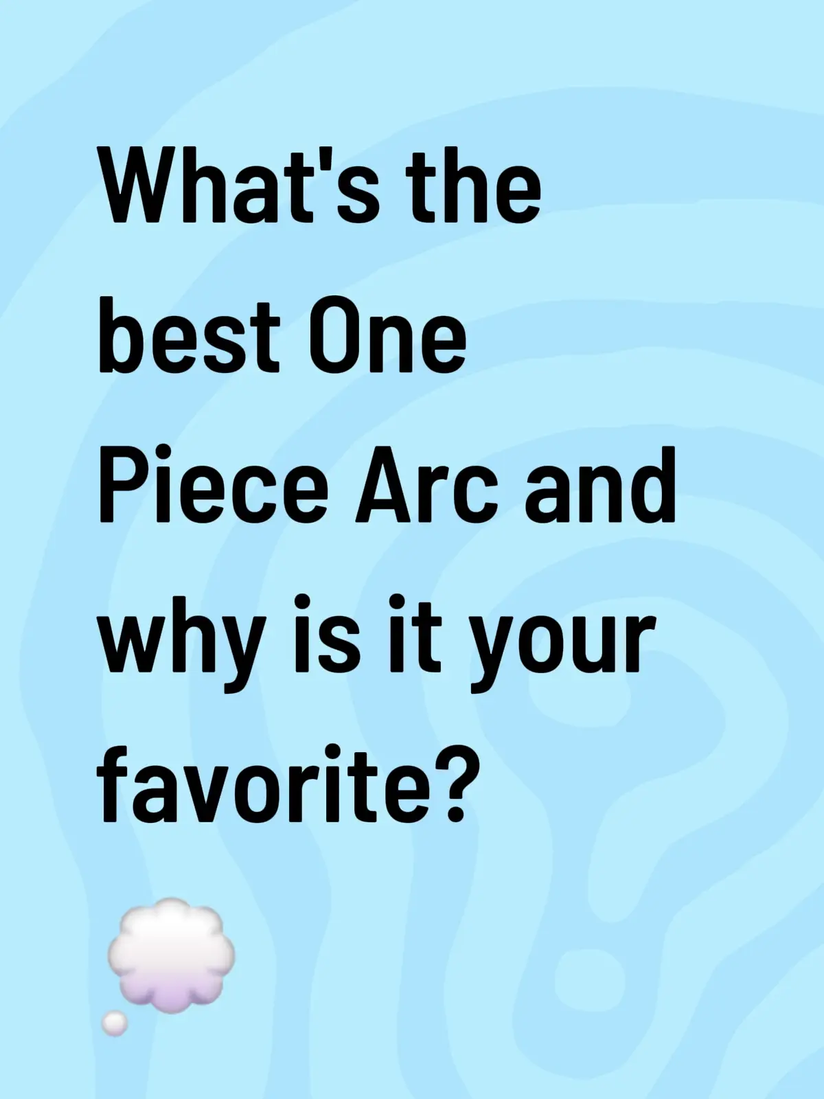 My husband loves Wano and I personally enjoy Punk Hazard (mostly because of Smoker and Law) #onepiece #monkeydluffy #anime #onepieceanime #fyp 