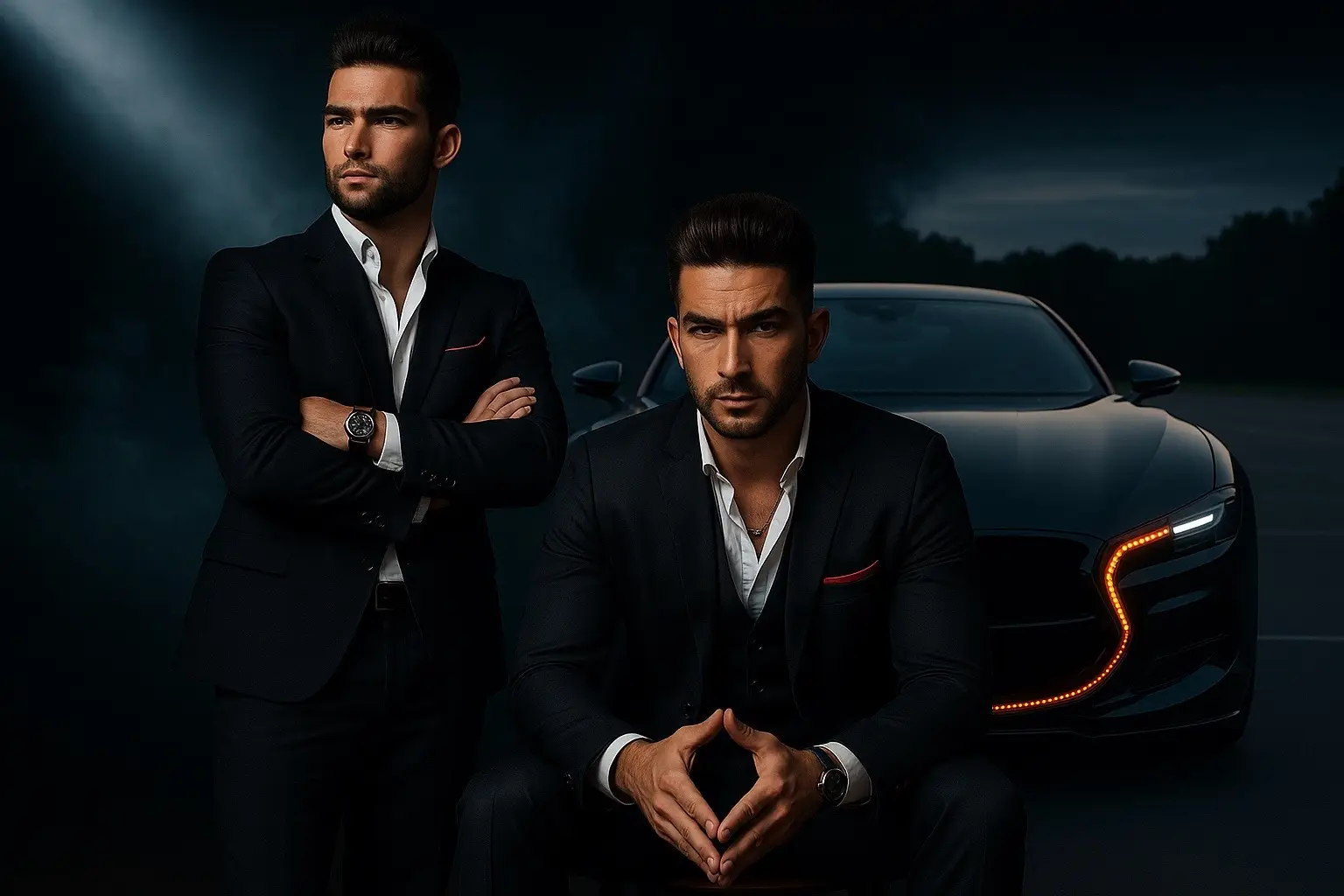 I asked Ai what would my future look like in 15 years would I have achieved my dreams and it created this picture for me, my future son and my car company. This is so cool but scary to think about the future we’re entering #MrEuropeanTv #openai #chatgpt #sora2 #fyp 