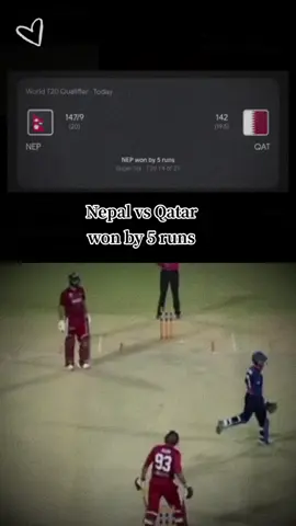 finally #nepal #nepalvsqatar #cricket #win #game 