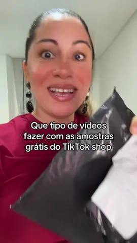 Quebre o padrão fazendo vídeos diferentes mostrando os produtos que você recebeu como amostra grátis do TikTok shop para viralizar e vender mais  #amostragratis #tiktokshopping #vendastiktok #dicastiktokbrasil 