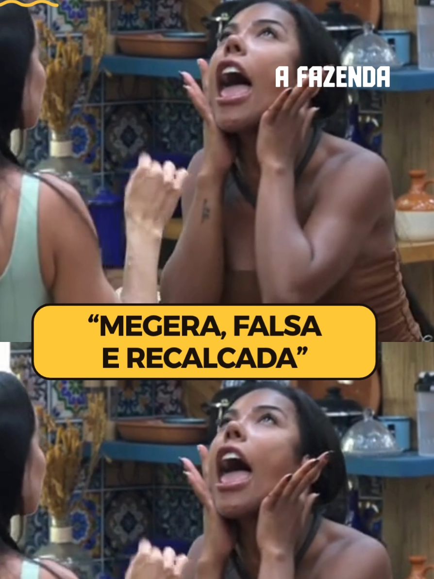 Eita que as tretas não param na tarde desta segunda-feira (13). 🔥 Tàmires e Carol aumentaram o tom de voz em uma discussão na cozinha da Sede. A miss bum disparou contra a colega de confinamento: “megera, falsa, recalcada” enquanto os outros peões assistiam a confusão das duas. 🗣️ Acesse RecordPlus.com para assistir à transmissão 24 horas de #AFazenda com seis sinais exclusivos 🔥