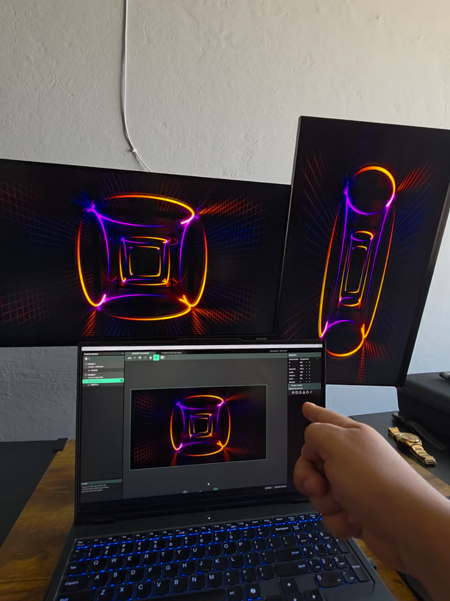 Los leo en comentarios 🤓😵‍💫🖥 #resolume #vj #operadordepantallasled 