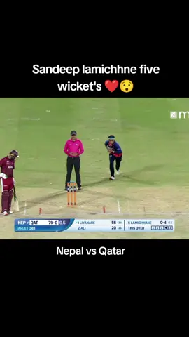 Sandeep lamichhne five wicket's ❤️😯#viralvideos #cricketplayer #foryouu #keppsupporting #goviral 