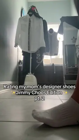 I need better lighting bc its not giving the shoes enough justice. #jimmychoos #designer #heels #fyp #london 