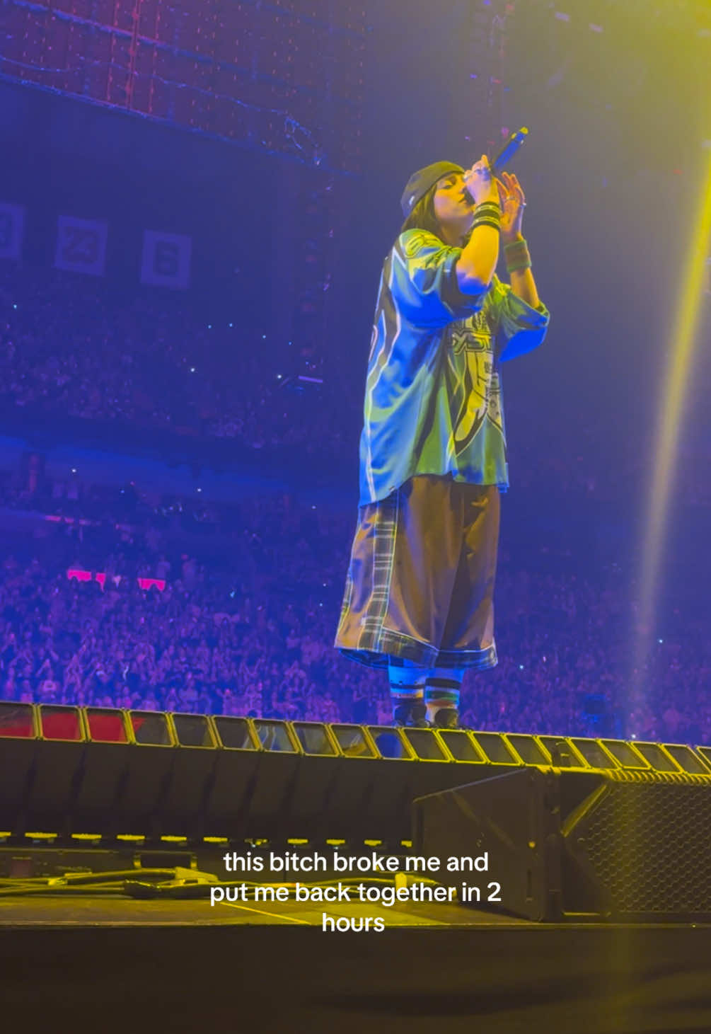 @BILLIE EILISH ur unreal i cant #billieeilish #miami #billieconcert #redbandanagirl  #hmhas 