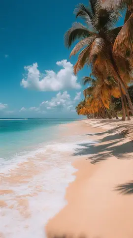 Golden sands, blue skies, and nothing but calm the perfect escape  #beachparadise #oceanview #tropicalvibes #travelgoals #summermood