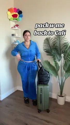 goin goin back back to Cali Cali 🫶🏻 #packwithme #airportoutfit #vacationmode 