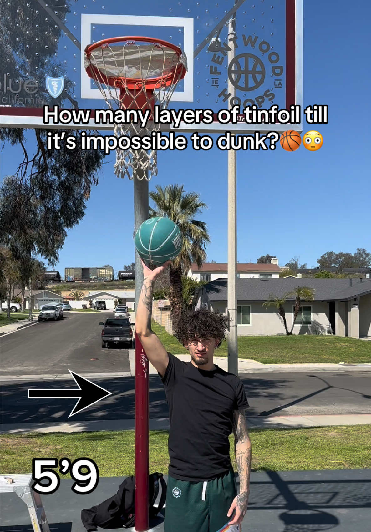 I didn’t expect that😳 #basketball #hooper #basketballtiktok 