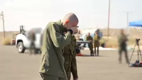 First footage of Rom Braslavski, finally free and with the IDF after two years in Hamas captivity in Gaza. Rom, we have been waiting for you. Credit: IDF