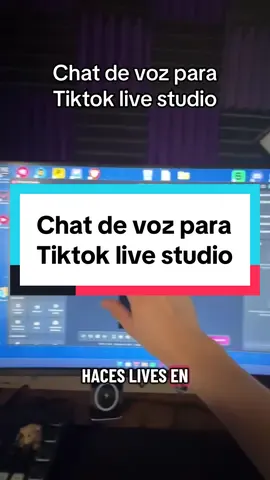 Chat de voz para Tiktok live studio #streamer #tutorial #tiktoklivestudio #tiktoklive #viral 