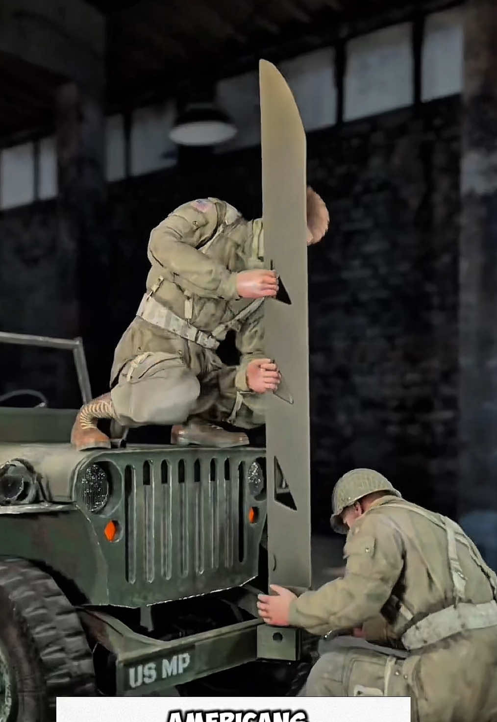 Why did Americans put blades on the hoods of jeeps❓#fact #war #military #LifeHack #interestingfacts 
