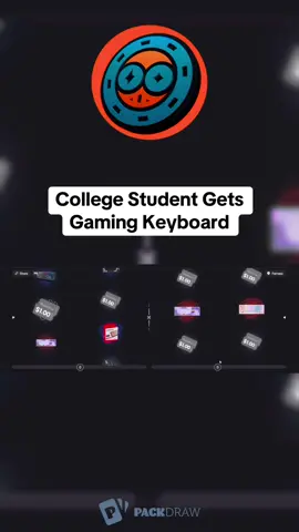 College Student Gets Gaming Keyboard