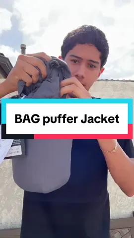 Puffer jacket bag is now available on TikTok shop! #pufferjacket #hoodieszn #giftideasforhim  #tiktokshopcreatorpicks 🧥🧥