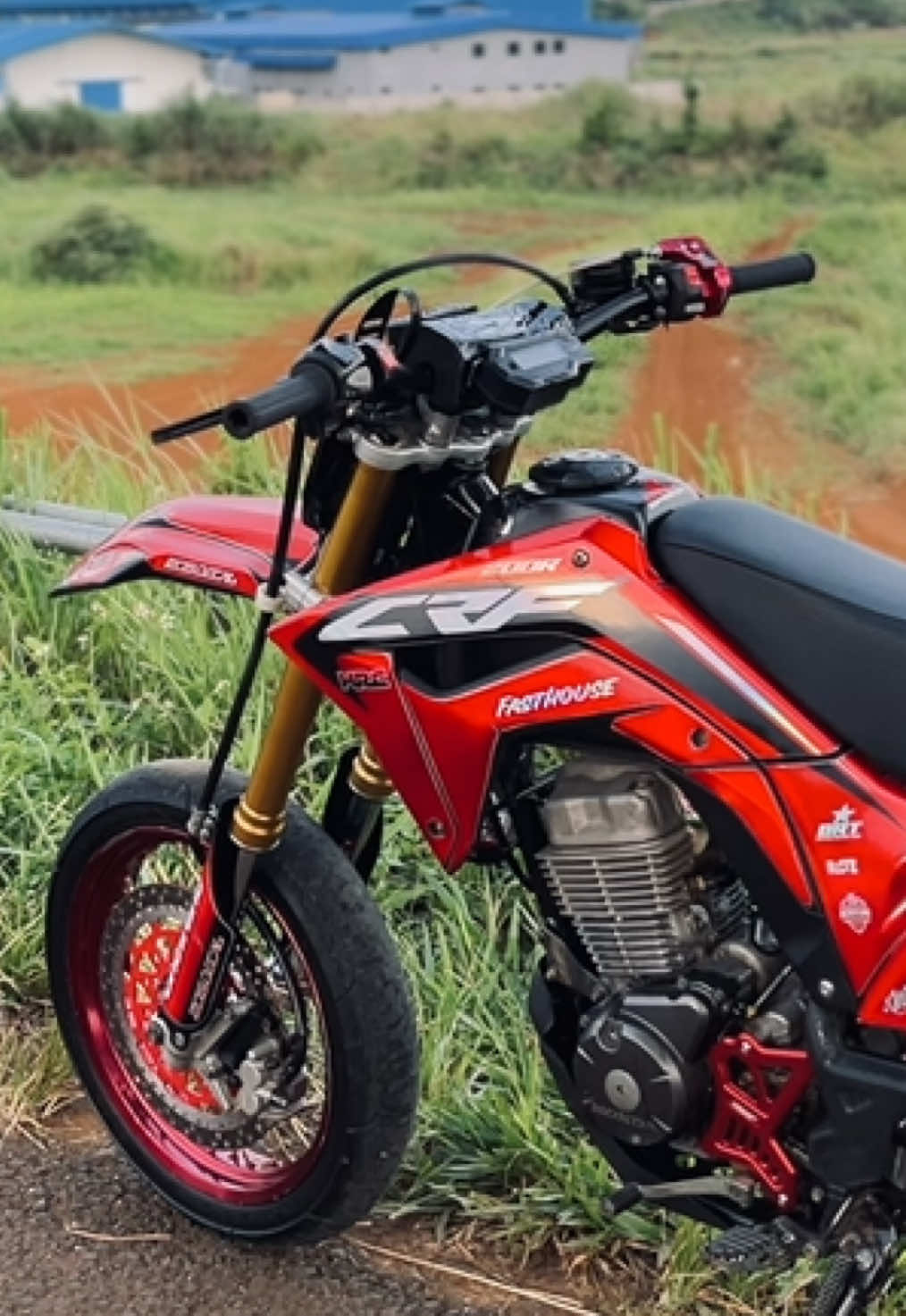 ❤️‍🔥🙌🏻 #supermoto #crf150l #beranda 