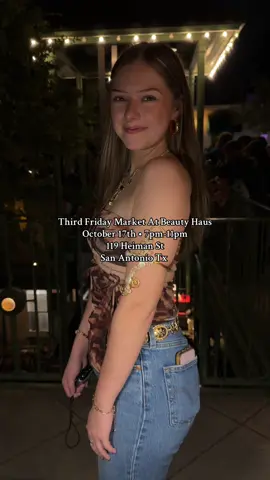NEXT FRIDAY COME AND SUPPORT SMALL BUSINESS ⭐️  *$5 off if you tell me you found me on tiktok and show me this video*  #handmade #fyp #sanantonio #riverwalk #satx 