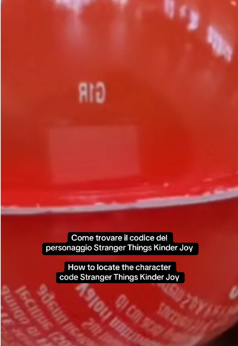 Stranger Things Kinder Joy Collab opening  Come trovare il codice del personaggio, così a meno prende lo stesso. How to find the character code, so that at least they don’t get the same one. #strangerthings #eleven #hopper #kinderjoy #nancy 