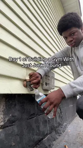 Turning junk into a full home gym 💪 #diygym #HomeWorkout #fitnesshacks #Fitness #gym 