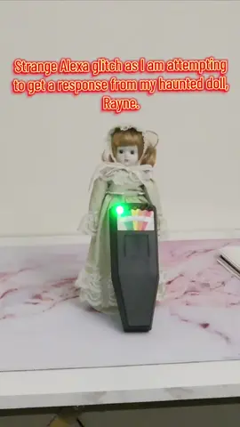 Alexa device glitches as I approach and try to get a response from one of my haunted dolls. (10/13/25 - 12:18pm) #screammovie #VozDosCriadores #haunteddolls  #paranormal  #amazonalexa 