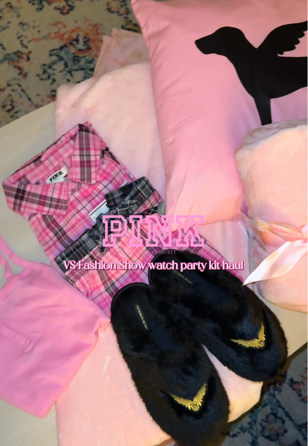 counting down to October 15th💋✨ can’t believe I got this from @VSPINK for the VS Dashion Show watch party!! a total dream 💓 #VSFashionShow #PINKpartner #PINK #pr #internqueen 