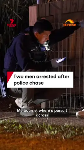 Police have arrested two men in their 30s after they fled from police in Dallas in Melbourne's north. #police #crime #policechase #dallas #melbourne