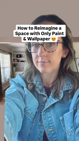 Isn’t it crazy how you can completely transform a room using only paint and wallpaper!? ➡️Comment “LINKS” to shop this design, read more tips, and submit your space! Follow along for weekly room transformation ideas! #builtins #homeoffice #sprucemyspace LinkDM *061*