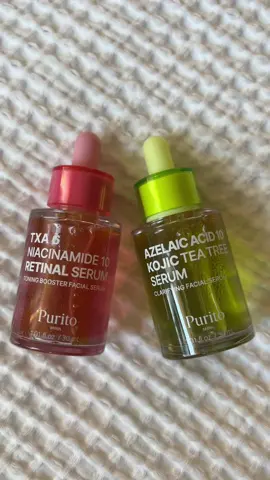 Purito Azelaic Acid 10 Kojic Teatree Serum & TXA 6 Niacinamide 10 Retinal Serum🫧 @PURITO SEOUL  #purito #puritotxaserum #azelaicacid #koreanskincare #retinal 