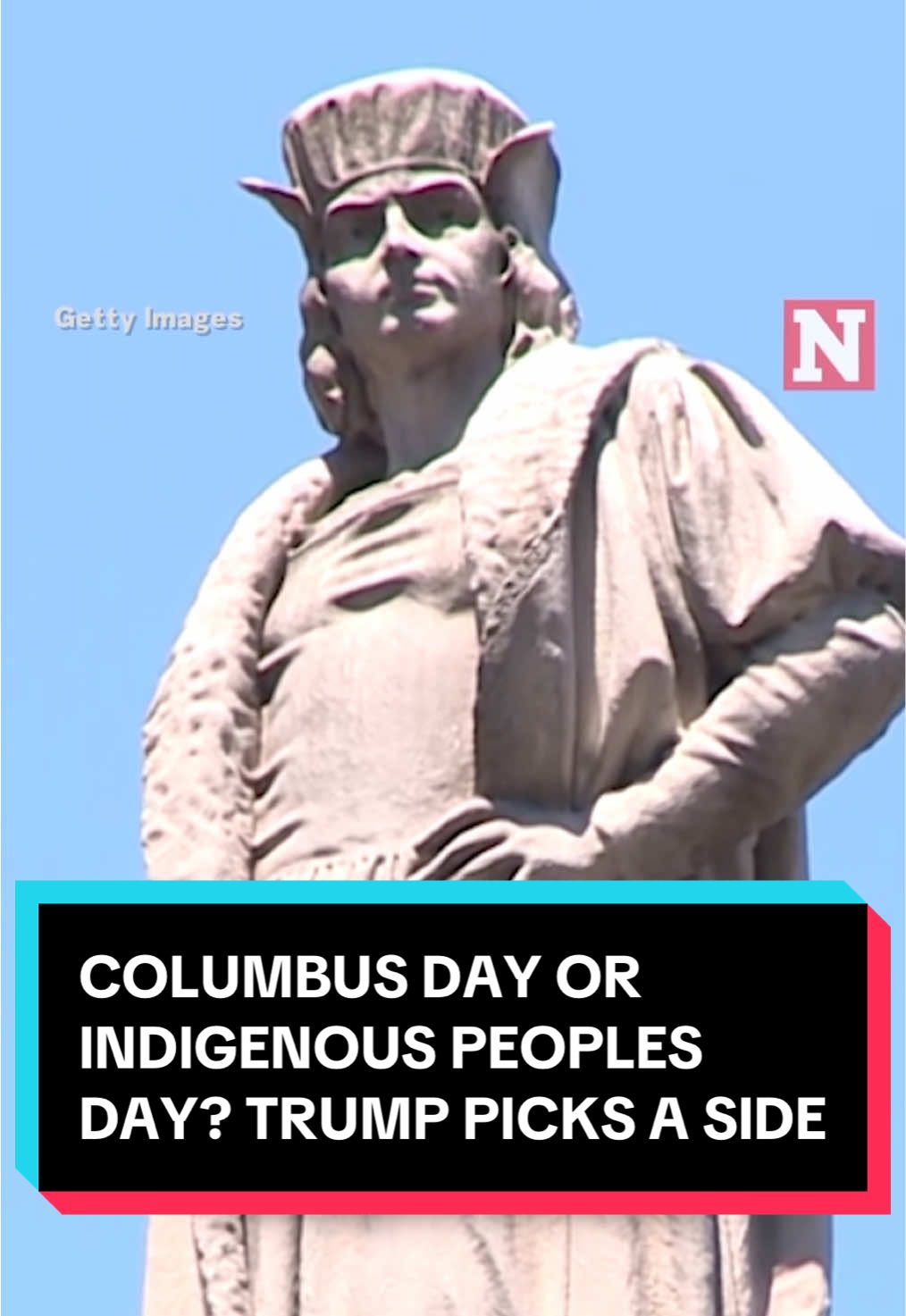 #ColumbusDay is back at the center of debate. President #DonaldTrump’s proclamation honors the Italian explorer Christopher Columbus’ legacy while leaving out #IndigenousPeoplesDay . Newsweek’s senior politics editor @Jason Lemon breaks down how this move reignites old tensions over how the U.S. chooses to tell its history. #news #newsweek 