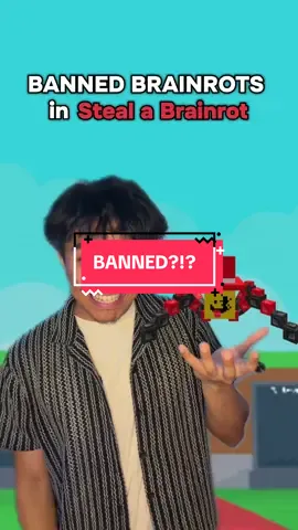 BANNED BRAINROTS IN STEAL A BRAINROT fr #roblox #robloxmemes #stealabrainrot #gaming 